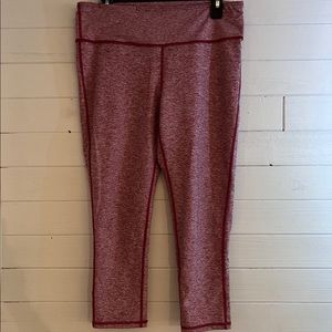 Oalka Power Flex Yoga Capris 
Red
Large